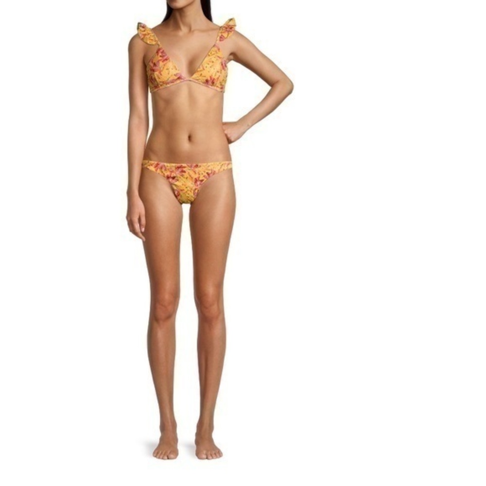 Farm Rio Banana Print Bikini Bottoms